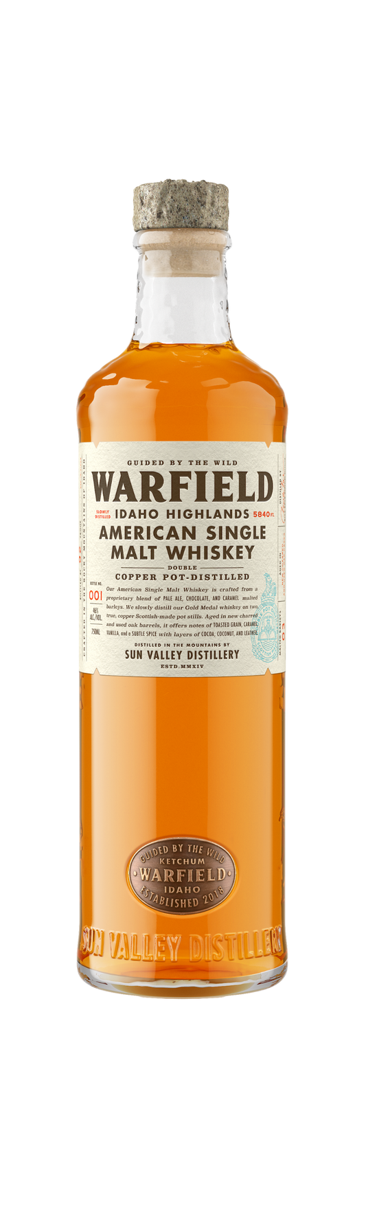 Warfield Idaho Highlands American Single Malt Whiskey