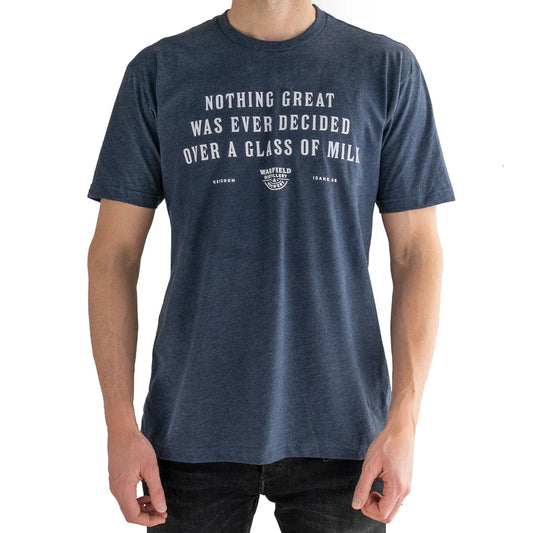 WARFIELD LOGO OVER MILK TEE